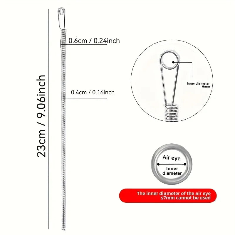 Universal Spring-Loaded Threader — Easy Rope & Elastic Insertion Tool for Sewing, Waistbands & Crafts