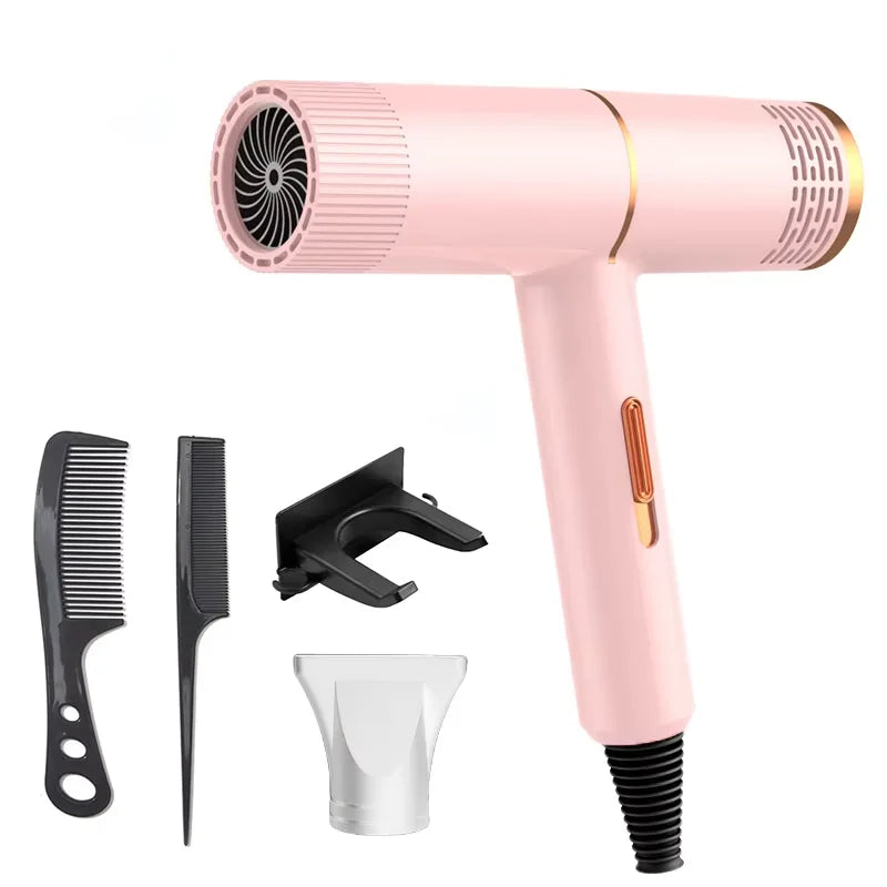 Anion Professional Hair Dryer β High-Speed Electric Turbine with Fast Drying & Thermostat
