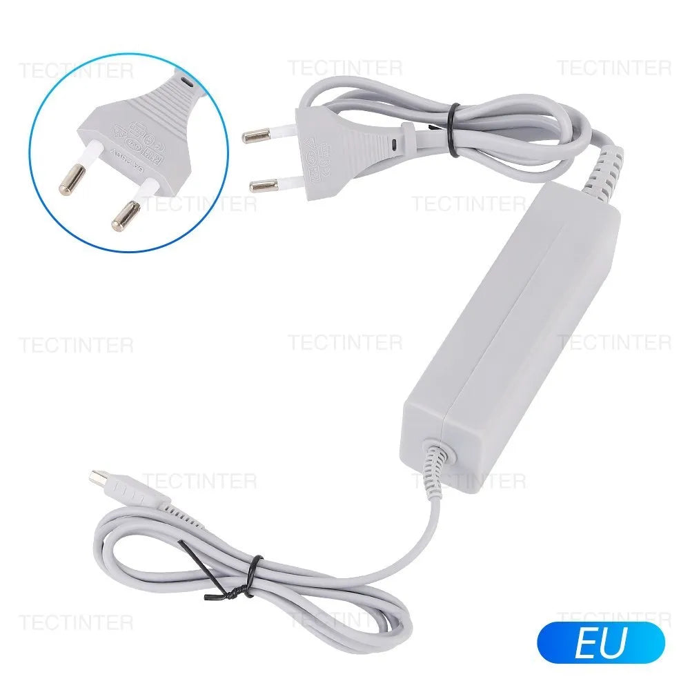 EU/US Plug AC Adapter Charger for Wii U β Compatible Power Supply Cord for Nintendo Wii U Console & Remote Controller