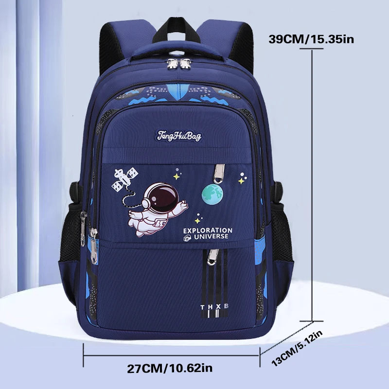 New Children's Shoulder Bag for Boys - Schoolbag for Ages 6-12, Perfect for Elementary School Students