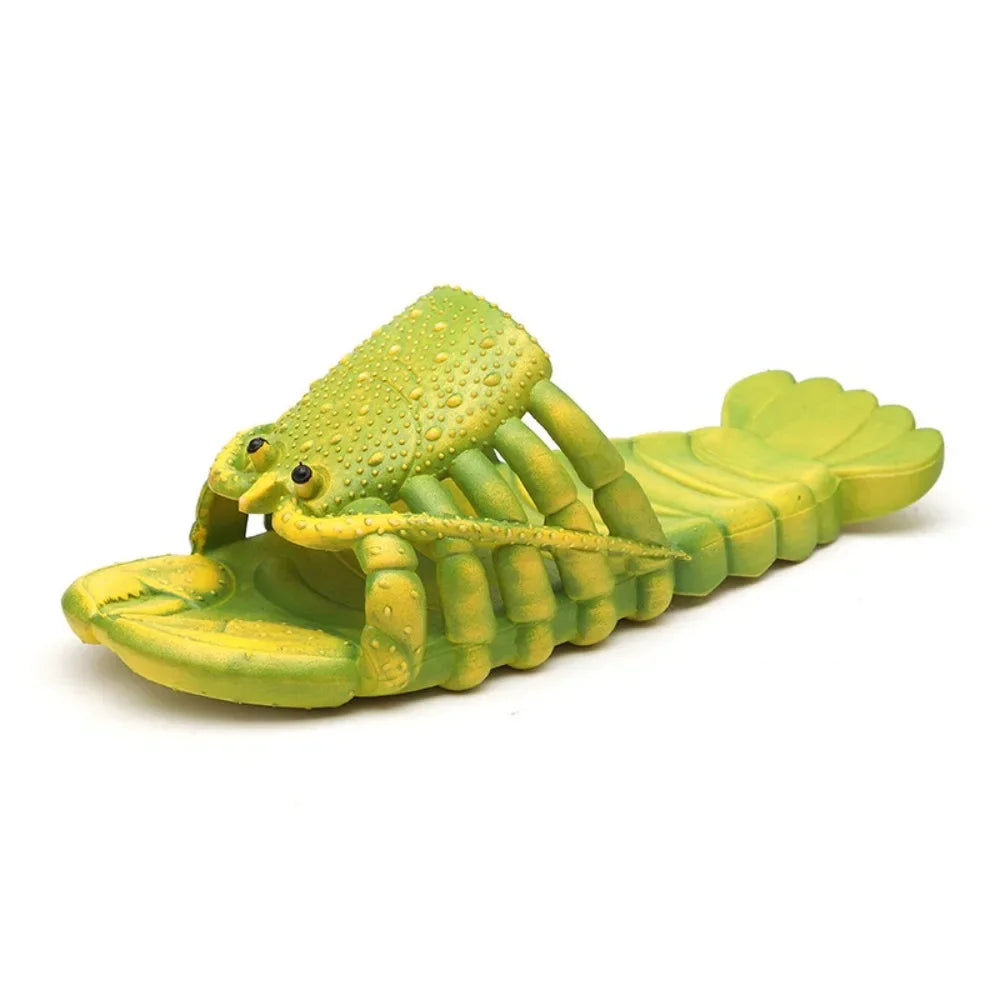 Funny Lobster Slippers - Non-Slip PVC Soft Sole Beach Slides