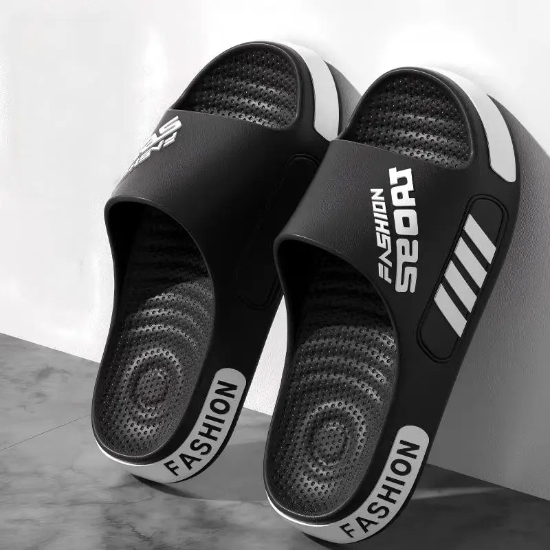 Men’s & Women’s Large Size EVA Slippers — Trendy Non-Slip Outdoor Summer Slippers for Students & Couples