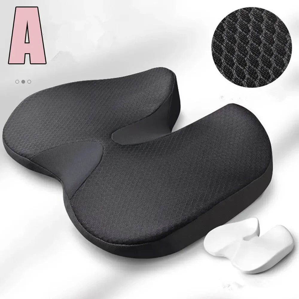 Non-Slip Orthopedic Memory Foam Prostate Cushion – Tailbone & Sciatica Pain Relief for Chair and Car Seat Comfort