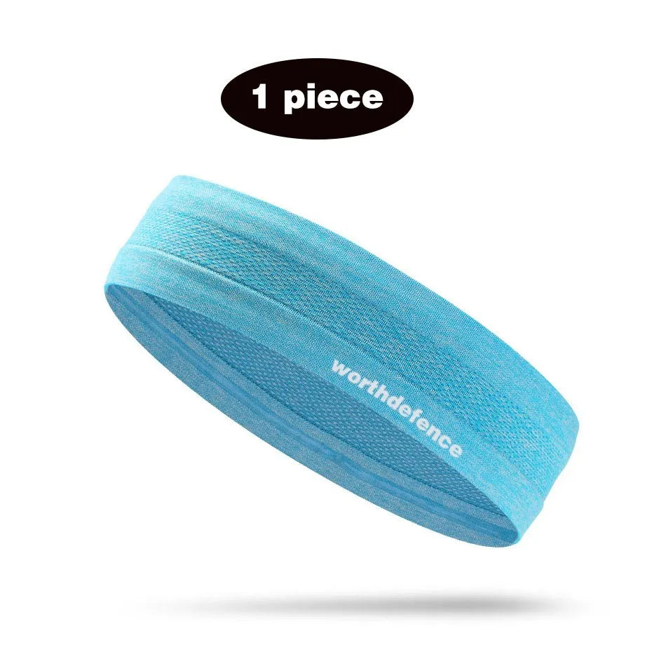 WorthWhile Sports Headband β Anti-Slip Breathable Sweatband for Men & Women, Gym, Yoga, Basketball, Volleyball & Fitness Training