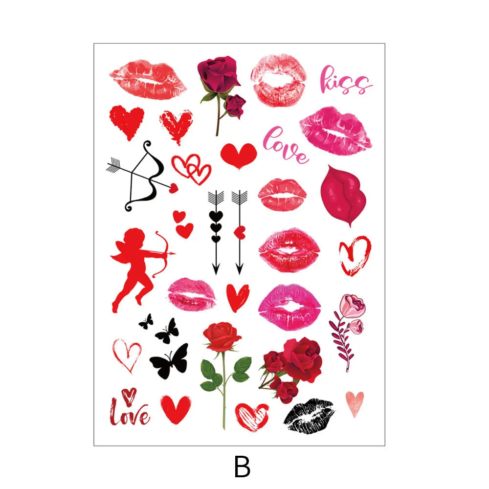 Waterproof Gold Foil Temporary Tattoo Stickers β Crown & Ring Bridal Party Body Art Decals