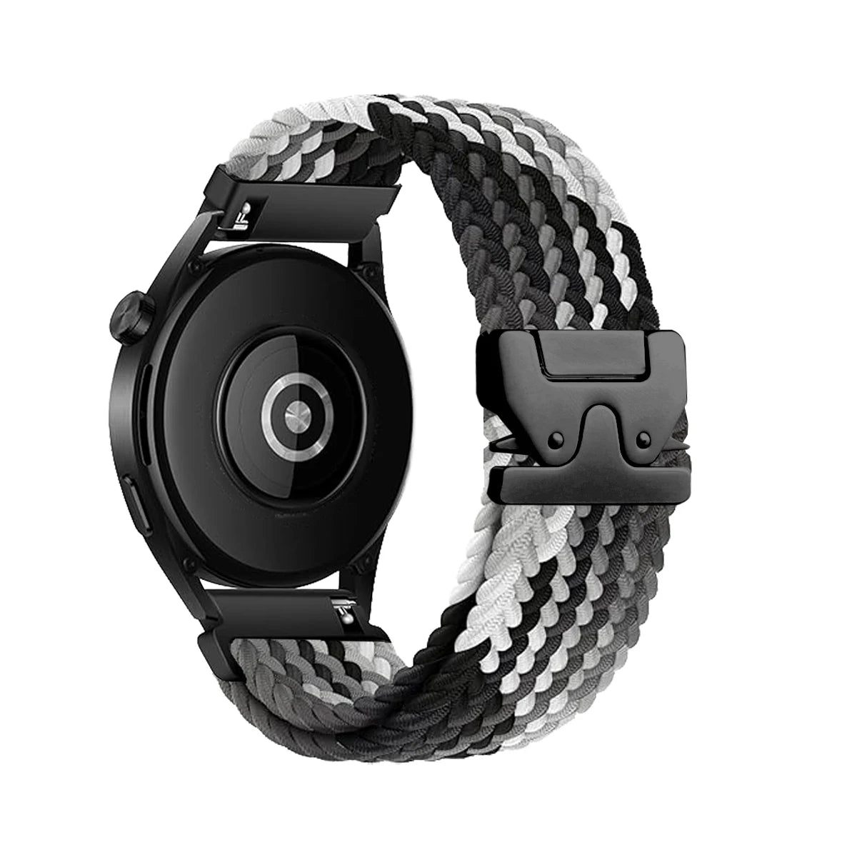 Braided Loop Watch Band – 18/20/22mm Parachute Style Strap for Garmin Venu/3/3S, Forerunner 265/265S/645, Samsung & Huawei GT Watches