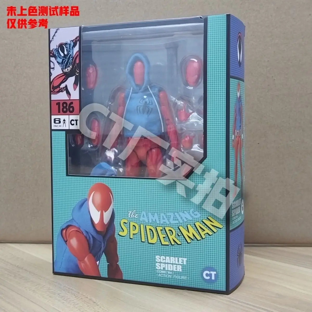 CT Toys Mafex 186 Scarlet Spider Action Figure β Amazing Spider-Man Comic Anime Model Gift Toy