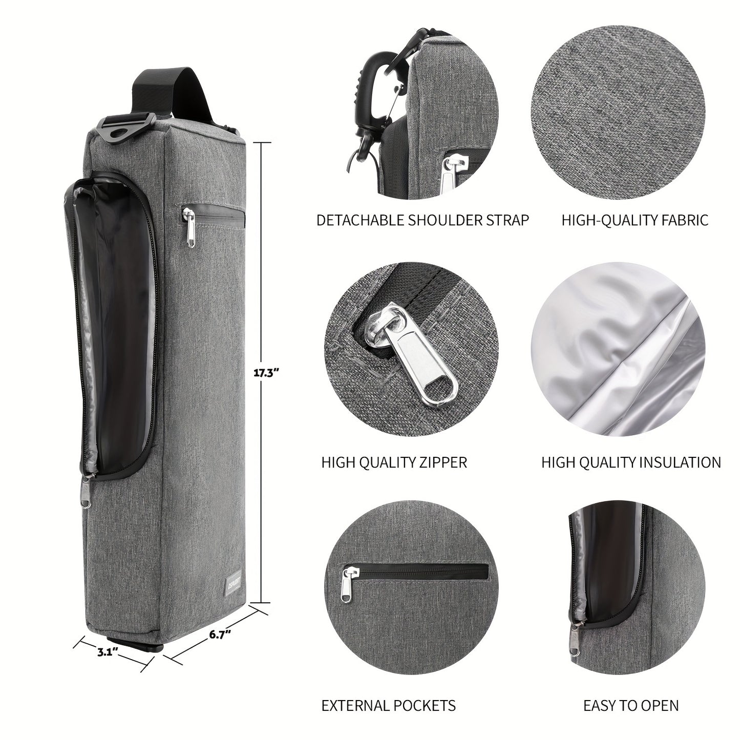 Insulated Beer Sleeve for Golf Bags - Keep Your Beverages Cool and Secure on the Course!