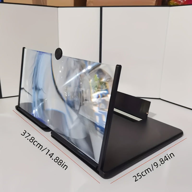 18 Inch Oversized Mobile Phone Screen Amplifier – 3D Magnifier Stand with Creative Pull-Out Stretch Function, Portable and Compact for Enhanced Viewing Experience