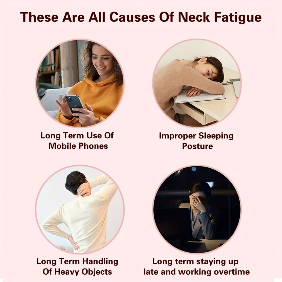 Breathable Silicone Neck Support Brace – Anti-Slouch Travel and Office Neck Collar for Men and Women, Cervical Spine Alignment, Pain Relief and Swelling Reduction