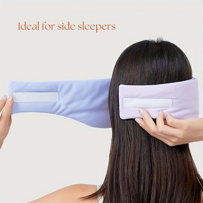 Cooling and Comfort Space Capsule Eye Mask - Adjustable Grey Ice Silk Sleep Mask for All Seasons, Ideal for Travel, Office Naps, and Light Blocking