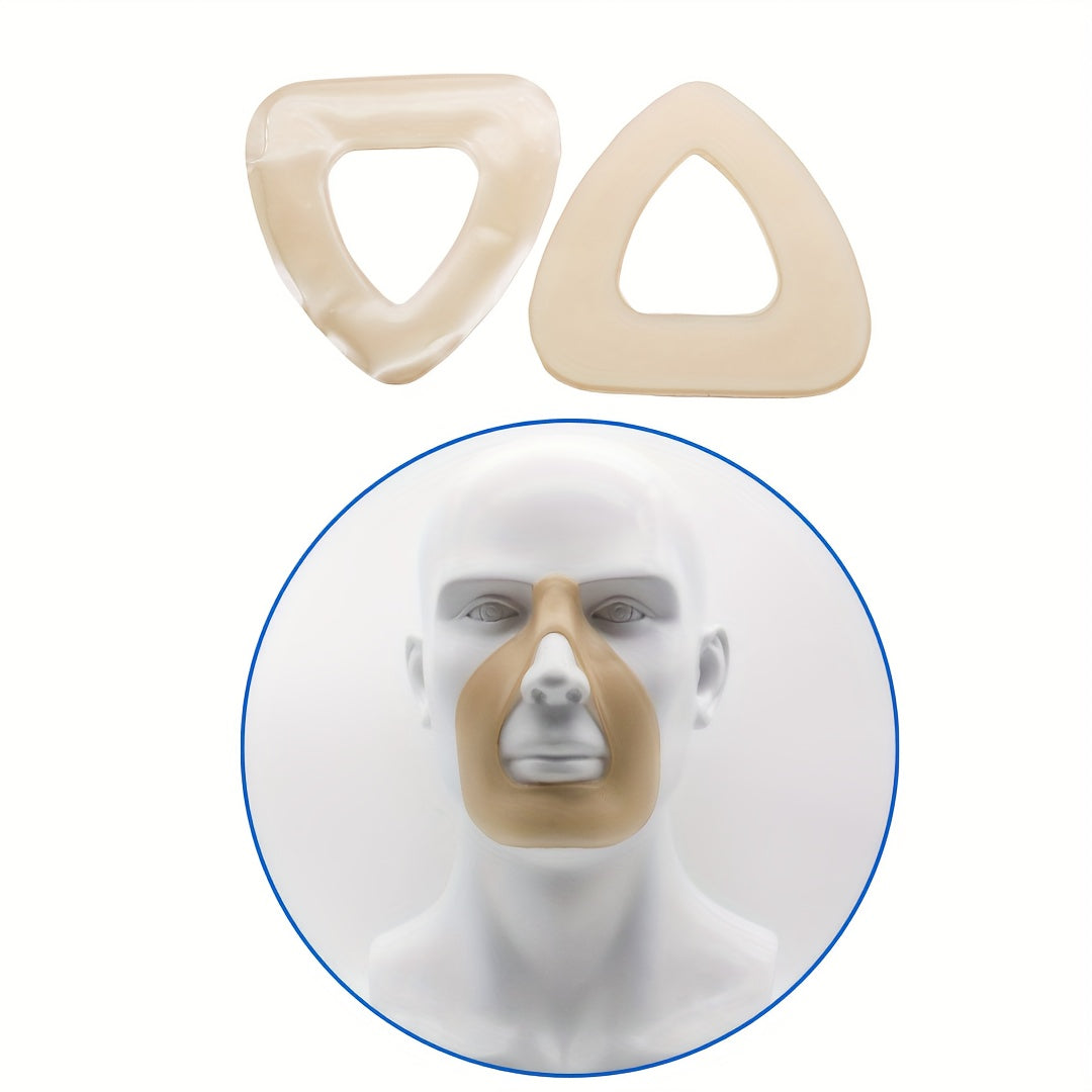 CPAP Mask Comfort Gel Nose Pads - Soft Silicone for Enhanced Sleep Apnea Treatment, Durable Non-Slip Design, Universal Fit - Improves Seal and Breathability, CPAP Machine Accessories