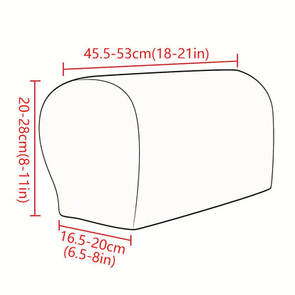 2PCS Spandex Armchair Slipcovers – Stretch Armrest Covers for Chairs and Sofa, Non-Slip Furniture Protector for Bedroom, Office and Living Room