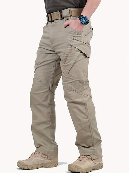Waterproof Tactical Cargo Pants - High-Performance Hiking Pants for Outdoor Adventures - Pockets, Sweatproof, Wear-Resistant, Versatile Style