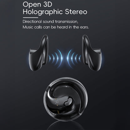 1pc Wireless 5.3 Earbuds – Bass Stereo Sound, Open-Ear Style, HD Voice with Smart Noise Reduction, Sports Headset with Wireless Charging Case for Running and Workout