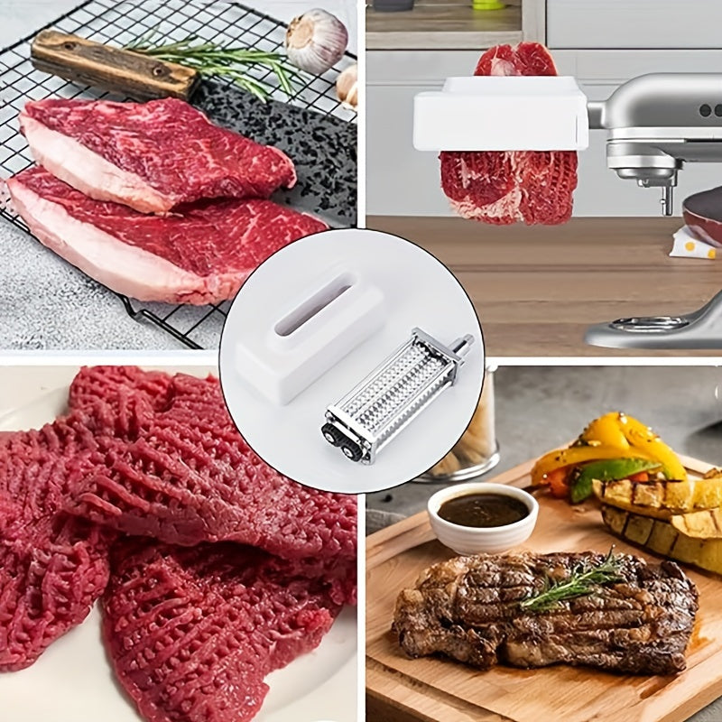 Meat Tenderizer Attachment for KitchenAid Stand Mixer – Effortless, Smooth Tenderizing with No Jams or Breaks