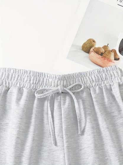 Women's Summer Lightweight Elastic Waist Athletic Shorts - Loose Casual Running and Yoga Comfort Shorts