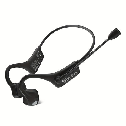 2024 Portable Bone Conduction Headphones with Mic - Adjustable Angle, High-Quality Sound for Sports, Meetings and Training