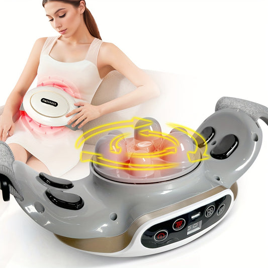Automatic Abdominal Massager – Electric Stomach Machine for Flattening Belly, Multi-Use for Waist, Abdomen, Back, Neck, and Legs, 3 Modes for Home or Office