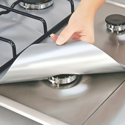 1pc/4pcs Kitchen Reusable Stove Covers - Burner Protection and Surface Protector - Easy-to-Clean Accessories for Kitchen