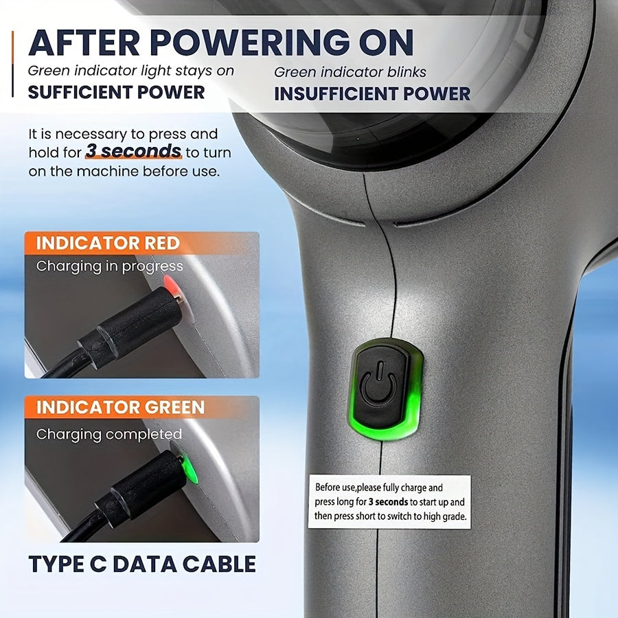Ultra-Powerful 2-in-1 Cordless Handheld Vacuum Cleaner - High Suction, Lightweight, Portable, Rechargeable with Lithium Battery - Includes Dusting Brush and Floor Brush for Car and Home