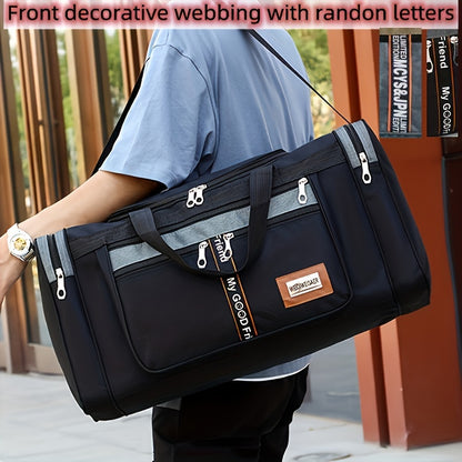 Multifunctional Luggage Bag - Large-Capacity Foldable Travel Bag for Men, Portable Clothing Storage, Ideal for Business Trips