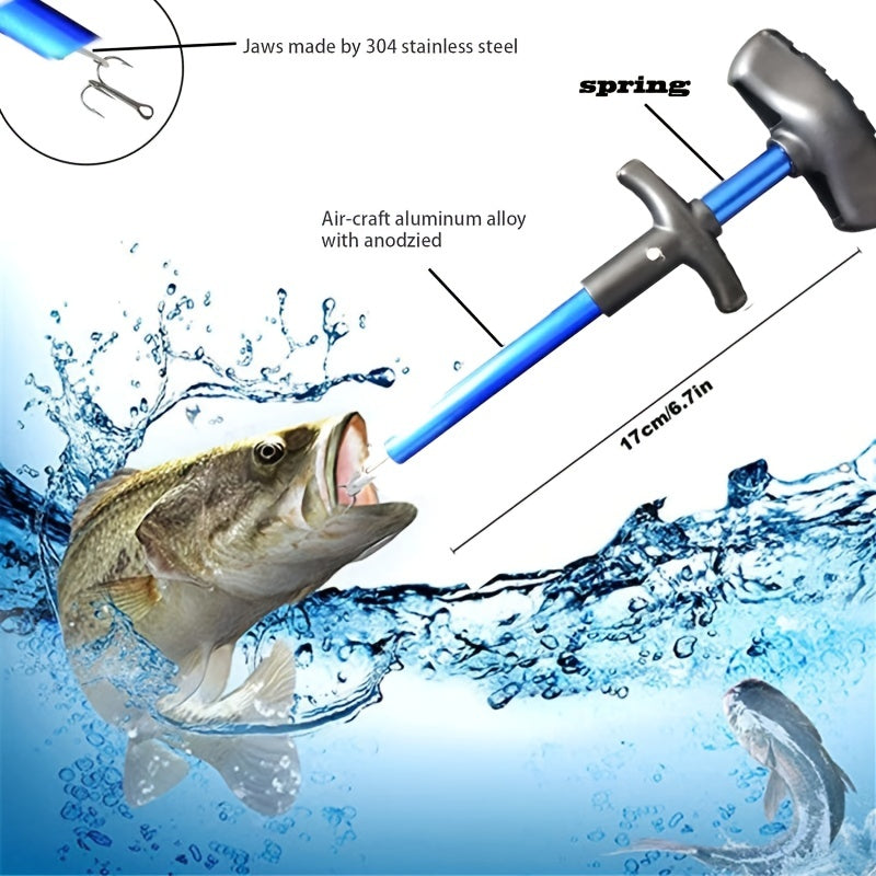 T-Shaped Fish Hook Remover Tool – Easy, Painless Removal with Ergonomic Grip, Ideal for Freshwater and Saltwater Fishing