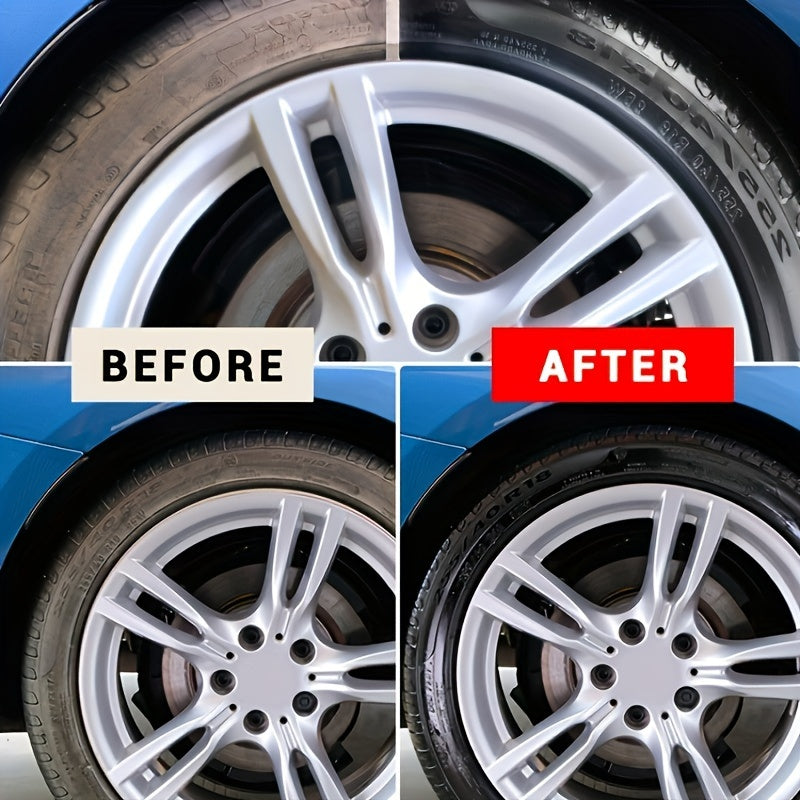 Premium Tire Shine & Protection Wax – Durable Gloss Enhancer & Anti-Aging Coating for Long-Lasting Shine