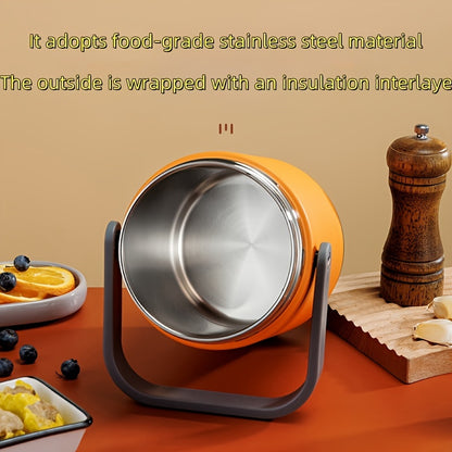 Three-Layer Thermal Insulated Lunch Box - Keeps Food Hot/Cold, Leak-Proof, Durable TPCY-C, Easy to Clean - Ideal for Picnics and Camping