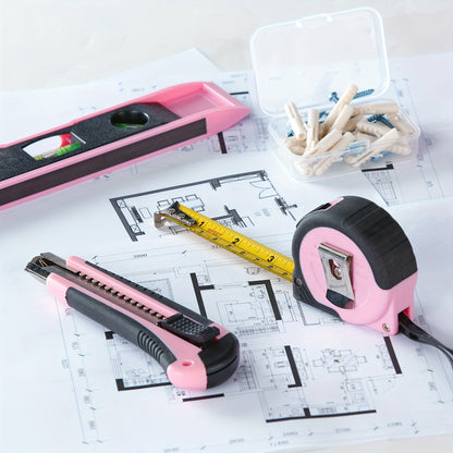 Bielmeier 12V Pink Cordless Drill Set & 20V 58pcs Black Cordless Drill Set – Essential Women's Power Tool Set for Home Projects, Stylish Pink Accessories for Home Maintenance