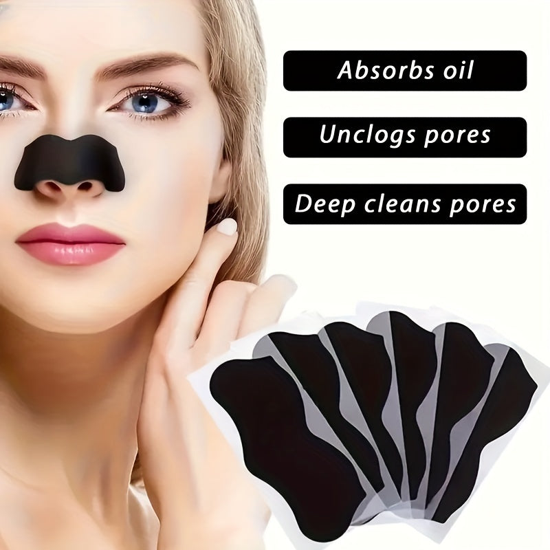35Pcs Pore Cleansing Nose Strips – Aloe Vera Scented, Alcohol-Free Blackhead Remover for All Skin Types – Gentle Peel-Off Strips