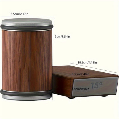 Rolling Knife Sharpener – Effortlessly Sharpens Straight Edge Knives with Adjustable 15° and 20° Magnetic Angles – Complete Kit for Kitchen Knives