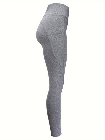4pcs High Waist Yoga Leggings with Pocket – Seamless, Butt Lifting, Elastic Activewear for Women, Wide Waistband, Ideal for Fall and Winter