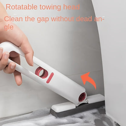 Mini Sponge Mop with Replaceable Head - Portable, Super Absorbent Cleaning Tool for Desk, Car, Bathroom and Windows