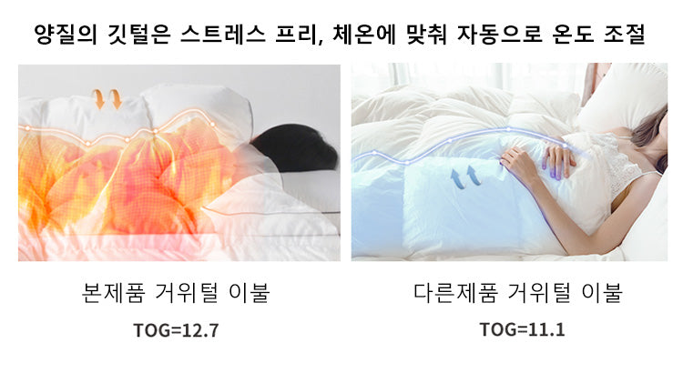 95% White Goose Down Quilt – Winter Cotton, Thick & Lightweight, High-Quality Breathable Household Comforter