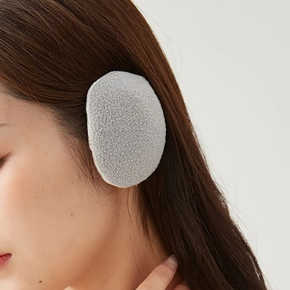 Bandless Fleece Ear Muffs – Soft Winter Ear Warmers for Men & Women, Outdoor Cold Protection