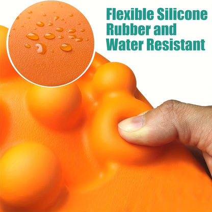 Sciatica Pain Relief Back Massager – Deep Tissue Muscle Tool with 14 Trigger Points for Glute, SI Joint, Pelvis, Sacrum, Lumbar Support