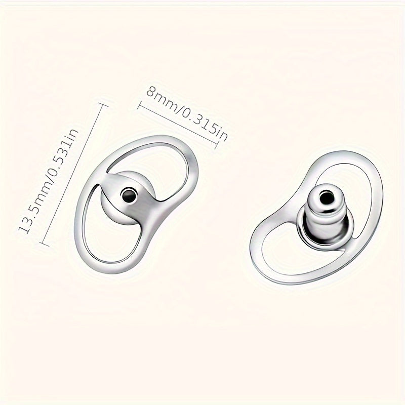 Adjustable Earring Lifters - Copper Hypoallergenic Support Backs for Droopy Ears and Heavy Earrings