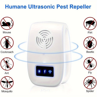 Ultrasonic Pest Repeller – Electronic Mice and Bug Repellent, 6 Pack Indoor Plug-In for Roaches, Spiders, Ants, Flies