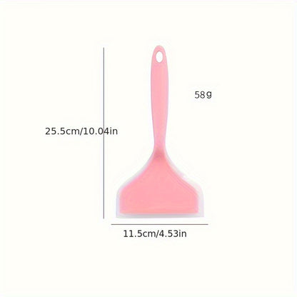 Nonstick Pancake Shovel & Turner – Silicone Omelette Spatula for Eggs, Fish, Pizza, & Steak, Heat-Resistant Kitchen Utensil