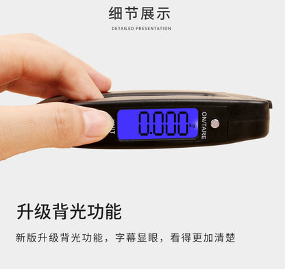New 40kg/10g Digital Luggage Scale - Portable Travel Suitcase Hanging Scale, Handheld Electronic Weight Balance for Kitchen & More