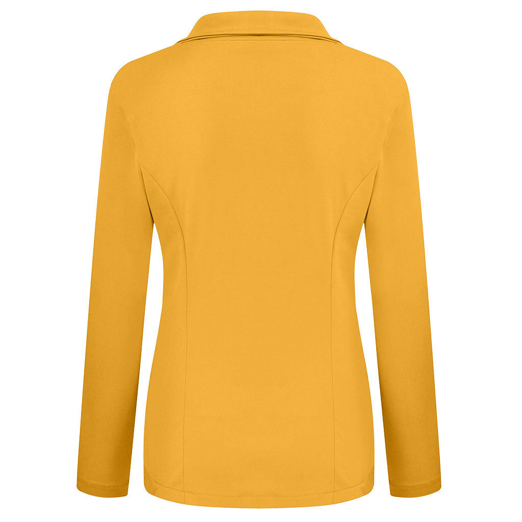 2024 Women's Slim Fit Small Suit Coat – Lapel, Long Sleeve, Sweet Button Design in Multi-Color