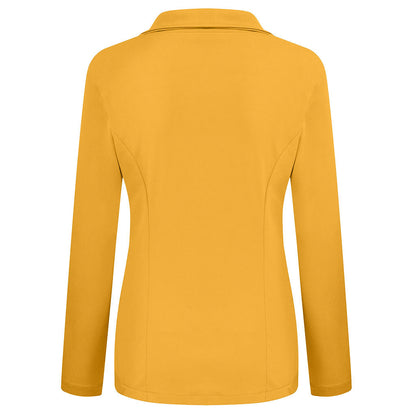 2024 Women's Slim Fit Small Suit Coat – Lapel, Long Sleeve, Sweet Button Design in Multi-Color