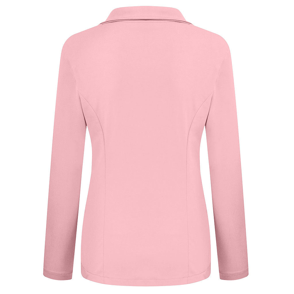 2024 Women's Slim Fit Small Suit Coat – Lapel, Long Sleeve, Sweet Button Design in Multi-Color