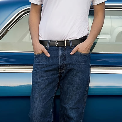 Men's Formal Style Belt – Automatic Buckle, All-Match Belt for Daily Life & Special Occasions, Perfect for Husband & Loved Ones