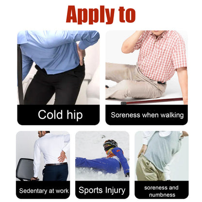 Heated Hip Groin Brace – Flexible & Portable Thigh Support for Muscle Relaxation and Pain Relief