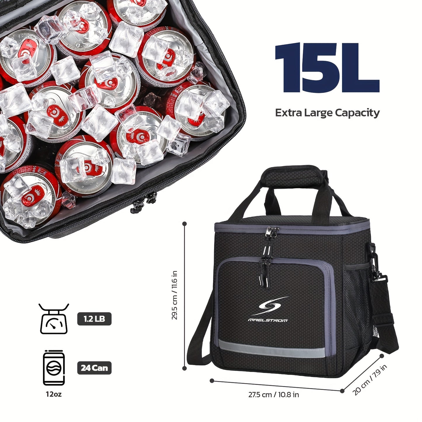 Premium Insulated Lunch Tote Bag - Leakproof, Thermal & Water-Resistant, Spacious Design for Men and Women - Ideal for Work, School and Outdoor Activities