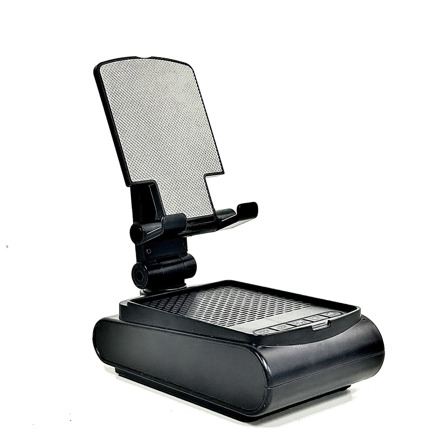 Cell Phone Stand with Wireless Speaker and Non-Slip Base – Portable, Suitable for Indoor/Outdoor, Desktop Use, Ideal for Parties, Camping, Gifts for Family and Friends