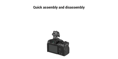 SmallRig DSLR Camera Clamp – Swivel & Tilt Adjustable Monitor Mount with Screws for Monitor, Flash Light & DIY Attachment (2903B)