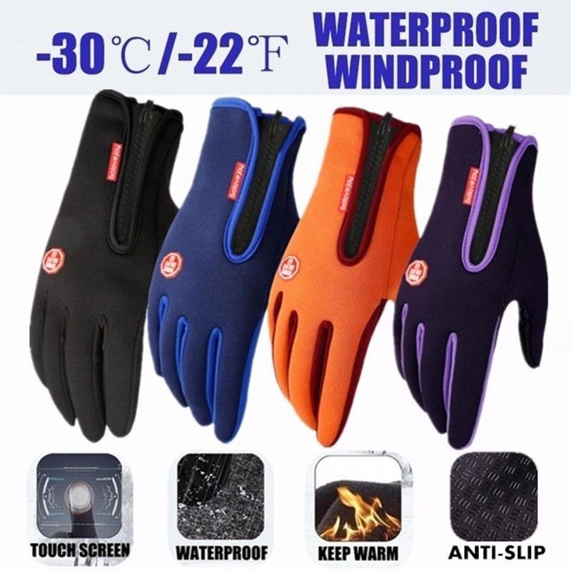 Winter Warrior Gloves – Double-Layered, Touch Screen Compatible, Waterproof and Windproof Sports Gloves for Skiing, Snowboarding and Cold Weather Activities